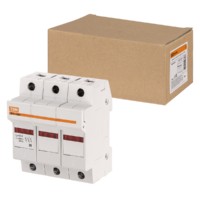 Держатель плавких вставок ДПВ2 14х51 3П TDM