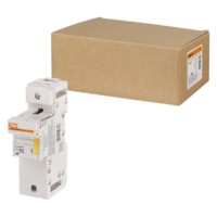 Держатель плавких вставок ДПВ2 22х58 1П TDM