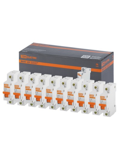 Авт. выкл.ВА47-63 1Р 16А 4,5кА х-ка С TDM — изображение 8