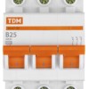 Авт. выкл.ВА47-63 3Р 25А 4,5кА х-ка B TDM
