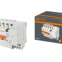 Дифференциальный автомат АД-4 4Р, C63, 30 мА, 4,5 кА, тип АС, TDM
