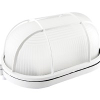 Светильник TDM НПБ1402 белый/овал с реш. 60Вт IP54 (1/12)