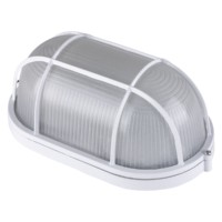 Светильник TDM НПБ1202 белый/овал с реш. 100Вт IP54