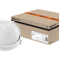 Светильник НПБ1302 белый/круг с реш. 60Вт К IP54 TDM