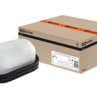 Светильник НПБ1401 черный/овал 60Вт К IP54 TDM