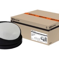 Светильник TDM НПБ1307 черный/круг ресничка 60Вт IP54