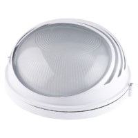 Светильник НПБ1107 белый/круг ресничка 100Вт IP54 TDM