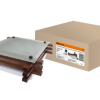 Светильник НПБ 01-2х60-121 УХЛ4 “Бонсай-1” венге 2х60Вт IP20 (330х330х85) TDM