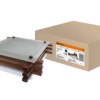 Светильник НПБ 01-3х60-121 УХЛ4 “Бонсай-2” венге 3х60Вт IP20 (490х490х85) TDM
