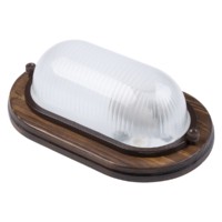 Светильник НПБ1401 венге овал 60Вт IP54 TDM