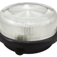 Светильник НПП 03-100-005.03 У3 (корпус с обручем без защитной решетки, черный) TDM