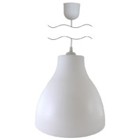 Светильник НСБ 21-60-002 УХЛ4 “Melodi” опал, шнур белый TDM