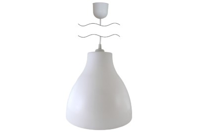 Светильник НСБ 21-60-002 УХЛ4 “Melodi” опал, шнур белый TDM