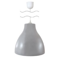 Светильник НСБ 21-60-062 УХЛ4 “Melodi” серый, шнур белый TDM