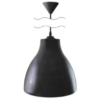 Светильник НСБ 21-60-072 УХЛ4 “Melodi” черный, шнур черный TDM
