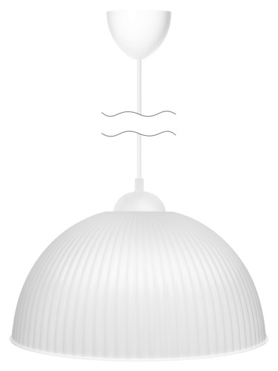 Светильник НСБ 1840/1 "Home" 15 Вт, Е27, опал, шнур белый TDM — изображение 2