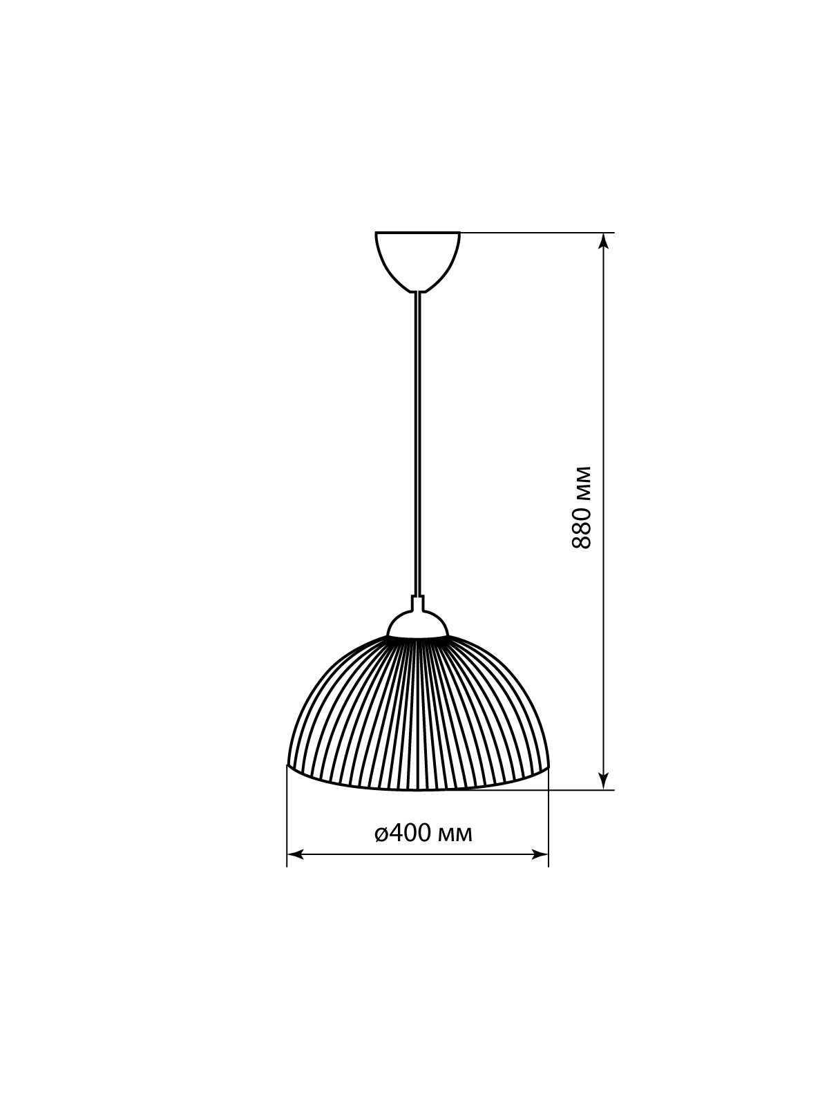 Светильник НСБ 1840/1 "Home" 15 Вт, Е27, опал, шнур белый TDM — изображение 3
