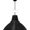 Светильник НСБ 2537/1 "Steel" 40 Вт, E27, черный, шнур черный TDM