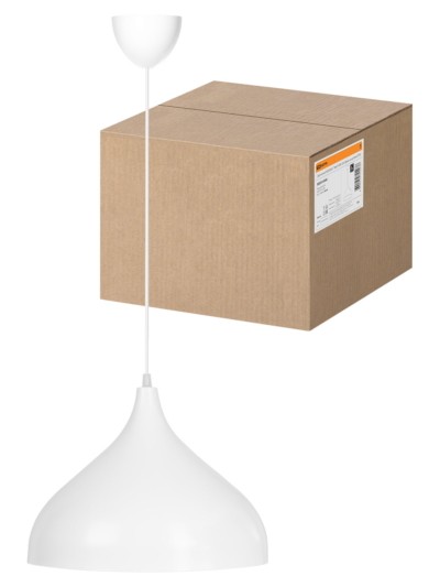 Светильник НСБ 3526/1 “Steel” 40 Вт, Е14, белый, шнур белый TDM