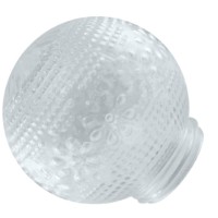 Рассеиватель шар-стекло (прозрачный) 62-010-А 85 “Цветочек” TDM