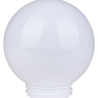 Рассеиватель шар ПММА 160 мм опал (резьба А 85) TDM