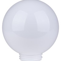 Рассеиватель шар ПММА 200 мм опал (резьба А 85) TDM