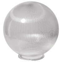 Рассеиватель шар ПММА 300 мм прозрачный призма (байонет 145 мм) TDM