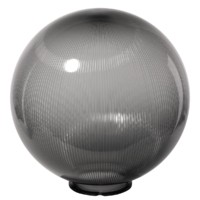 Рассеиватель шар ПММА 400 мм дымчатый призма (байонет 145 мм) TDM