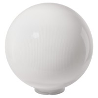 Рассеиватель шар ПММА 400 мм опал призма (байонет 145 мм) TDM