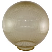 Рассеиватель шар ПММА 400 мм золотой призма (байонет 145 мм) TDM