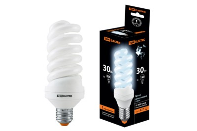 Лампа энергосберегающая КЛЛ FS 30Вт 4000К Е27 60х161мм TDM
