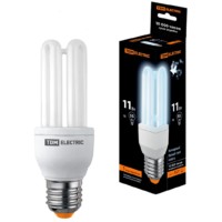 Лампа энергосберегающая КЛЛ 3U 11Вт 4000К Е27 41х116мм TDM