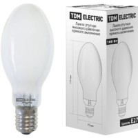 Лампа ртутная высокого давления прямого включения ДРВ 160Вт Е27 TDM