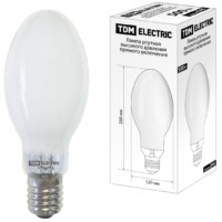 Лампа ртутная высокого давления прямого включения ДРВ 500Вт Е40 TDM