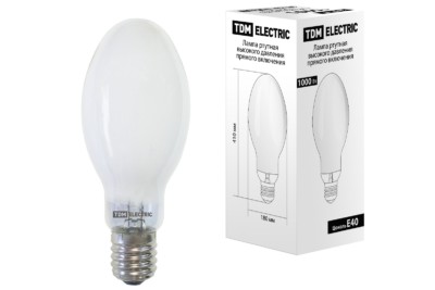 Лампа ртутная высокого давления ДРЛ 1000Вт Е40 TDM