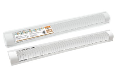 Светильник СПО 3017 (с решеткой), под лампу LED Т8/G13 1х120 Народный