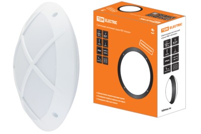 Светильник НБУ 05-60-003 “Альтан 2” белый с решеткой IP64 TDM