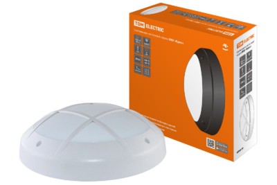 Светильник ФБУ 05-2х20-014 “Бриз 2” белый с решеткой IP64 TDM