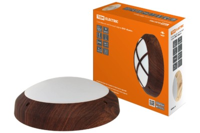 Светильник ФБУ 05-2х20-013 “Бриз” венге IP64 TDM