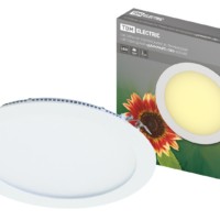 Светильник ультратонкий встраиваемый светодиодный “Даунлайт” СВО (белый) 18 Вт 3000К TDM