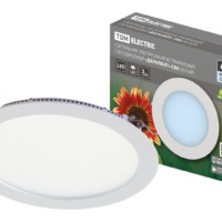 Светильник ультратонкий встраиваемый светодиодный “Даунлайт” СВО (белый) 6 Вт 4000К TDM
