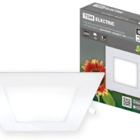 Светильник ультратонкий встраиваемый светодиодный “Даунлайт” квадрат СВО (белый) 6 Вт 6500К TDM