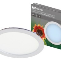 Светильник ультратонкий встраиваемый светодиодный “Даунлайт” СВО (белый) 24 Вт 4000К TDM