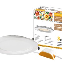 Светильник светодиодный ДПП 2901 8Вт 700Лм 4000К IP65 белый круг 160×48мм с датчиком Народный