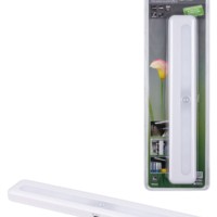 Светильник накладной светодиодный 280х40, 1,5 Вт, 4хАА, дат. движ. и освещ., TDM