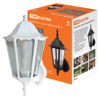 Светильник 6060-21 садово-парковый шестигранник, 60Вт, вверх, белый