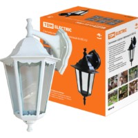 Светильник 6100-22 садово-парковый шестигранник, 100Вт, вниз,белый