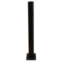 Опора металлическая садово-парковая, h=600 мм, цвет черный, TDM