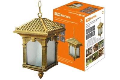 Светильник садово-парковый “Самурай” 60 Вт, подвес, шагрень/бронза, Е27, TDM