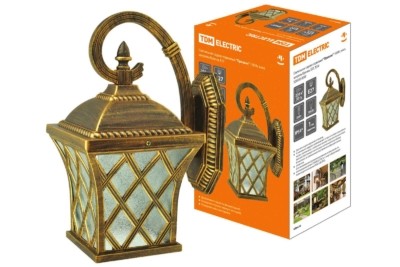 Светильник садово-парковый “Прованс” 100 Вт, вниз, шагрень/бронза Е27, TDM